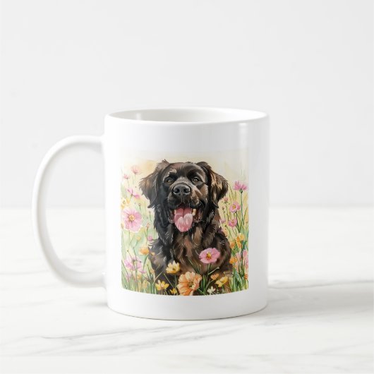 Newfoundland Watercolor Mug Koffiemok (Links)