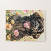 Newfoundland Watercolor Puzzle Legpuzzel (Horizontaal)