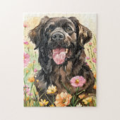 Newfoundland Watercolor Puzzle Legpuzzel (Verticaal)