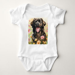 Newfoundland-waterverfbaby-bodysuit Romper