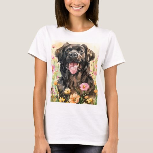 Newfoundland-waterverftechniek Dames T-shirt (Voorkant)
