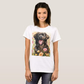 Newfoundland-waterverftechniek Dames T-shirt (Voorkant volledig)