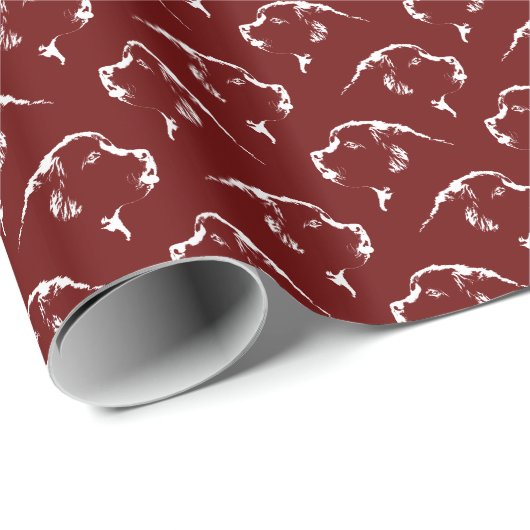 Newfoundland Wrapping Paper Newfoundland Pup Paper Cadeaupapier (Rol Hoek)