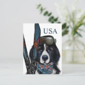 NEWFOUNDLANDER  BRIEFKAART (Staand voorkant)