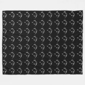 Newfoundlander Dekbed Newfoundlander Pup Dekbed Fleece Deken (Voorkant (Horizontaal))