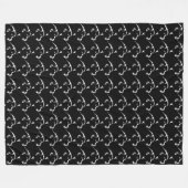 Newfoundlander Dekbed Newfoundlander Pup Dekbed Fleece Deken (Voorkant (Horizontaal))