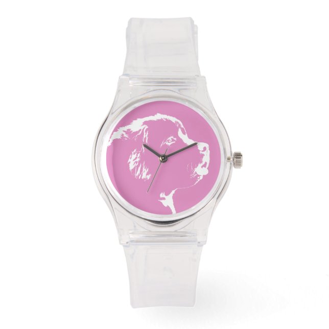 Newfoundlander Dog Watch Newfoundland Wrist Watch Horloge (Voorkant)