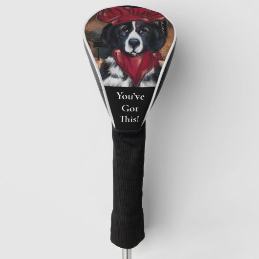 Newfoundlander Golfheadcover (Voorkant)