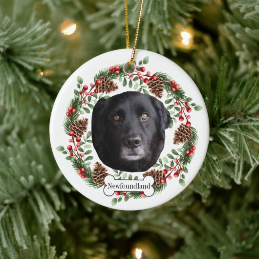 Newfoundlander hond Gepersonaliseerd Ornament voor (Boom)