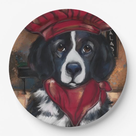 Newfoundlander hond papieren bordje (Voorkant)