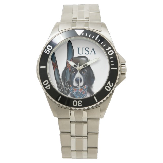 NEWFOUNDLANDER  HORLOGE (Voorkant)