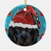 Newfoundlander Keramisch Ornament (Voorkant)