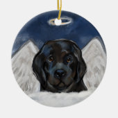 Newfoundlander Keramisch Ornament (Voorkant)