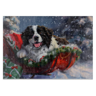 Newfoundlander Kerst Feestelijk Snijplank