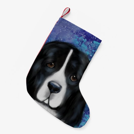 Newfoundlander Kleine Kerstsok (Voorkant (Hangend))