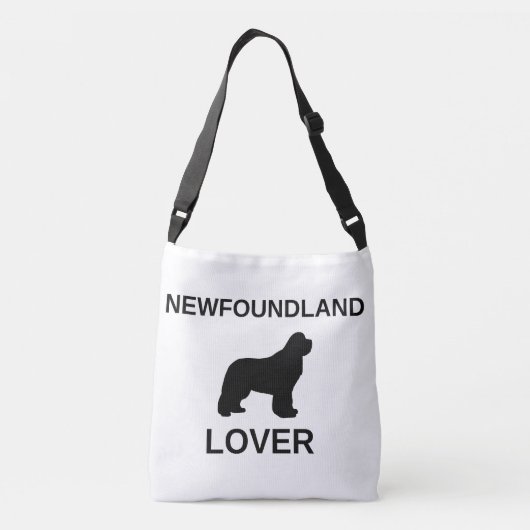 Newfoundlander minnaar crossbody tas (Achterkant)