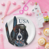 NEWFOUNDLANDER  PAPIEREN BORDJE (Feest)