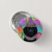 Newfoundlander Ronde Button 3,2 Cm (Voorkant /achterkant)