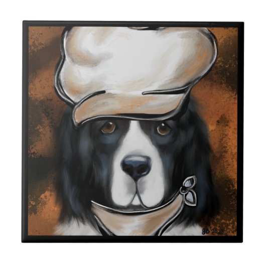 Newfoundlander Tegeltje (Voorkant)