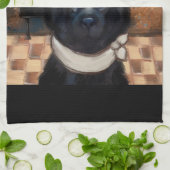 Newfoundlander      theedoek (Gevouwen)