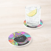 Newfoundlander Zandsteen Onderzetter (Zijkant)