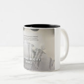 Newfoundlanders in het kort tweekleurige koffiemok (Voorkant rechts)