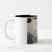 Newfoundlanders in het kort tweekleurige koffiemok (Links)