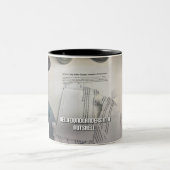 Newfoundlanders in het kort tweekleurige koffiemok (Center)