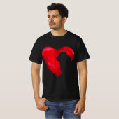 Newfoundlandhart | cadeau voor Valentijnsdagen T-shirt (Voorkant volledig)