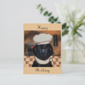 Newfoundlandhond    briefkaart (Staand voorkant)