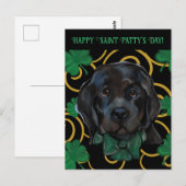 Newfoundlandhond briefkaart (Voorkant / Achterkant)