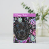 Newfoundlandhond   briefkaart (Staand voorkant)