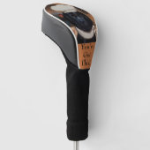 Newfoundlandhond         golfheadcover (Schuin)