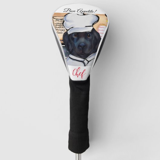 Newfoundlandhond Golfheadcover (Voorkant)