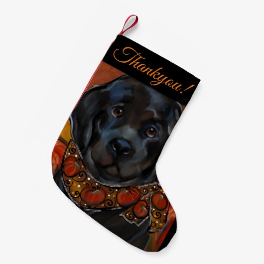 Newfoundlandhond   kleine kerstsok (Voorkant (Hangend))