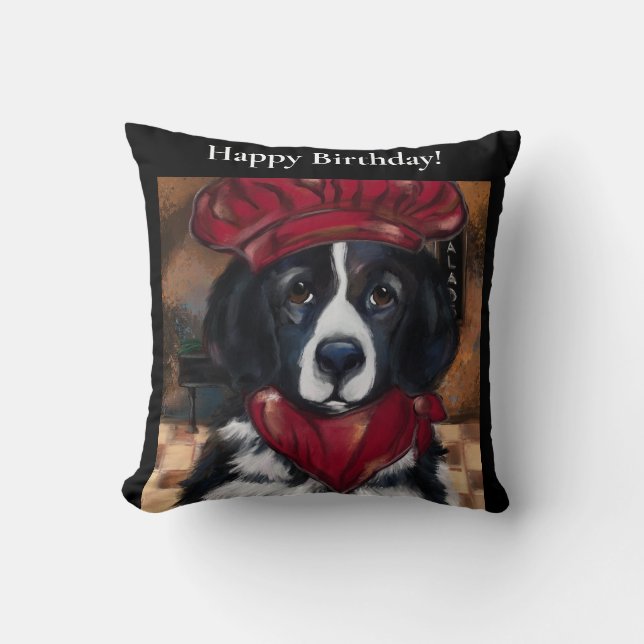 Newfoundlandhond Kussen (Voorkant)
