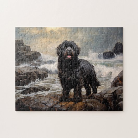 Newfoundlandhond Legpuzzel (Horizontaal)