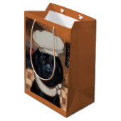 Newfoundlandhond Medium Cadeauzakje (Achterkant Gekanteld)