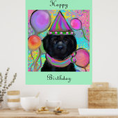 Newfoundlandhond     poster (Keuken)