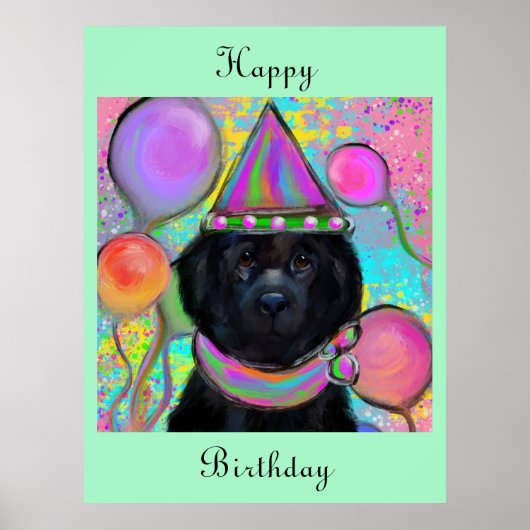 Newfoundlandhond     poster (Voorkant)