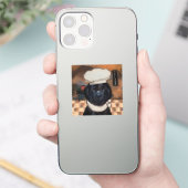 Newfoundlandhond   sticker (Telefoon)