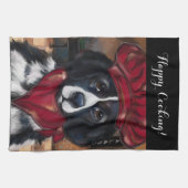 Newfoundlandhond        theedoek (Horizontaal)