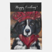 Newfoundlandhond        theedoek (Verticaal)