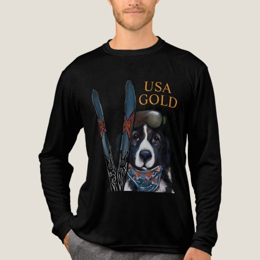 NEWFOUNDLANDHOND  Tri-Blend SHIRT (Voorkant volledig)