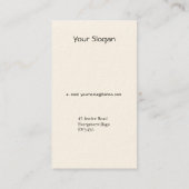 Newfoundlandhonden Visitekaartje (Achterkant)