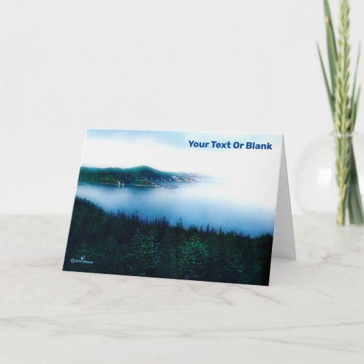 Newfoundlandkust Feestdagen Kaart (Voorkant)