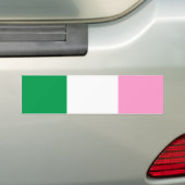 Newfoundlandse driekleur (Canada) Bumpersticker (Op auto)