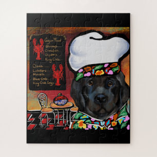 Newfoundlandse hond legpuzzel