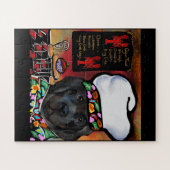 Newfoundlandse hond legpuzzel (Horizontaal)