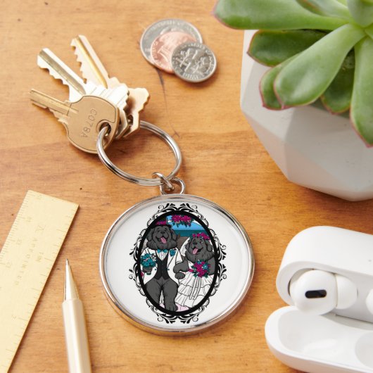 Newfy Liefde Sleutelhanger (Bureau)